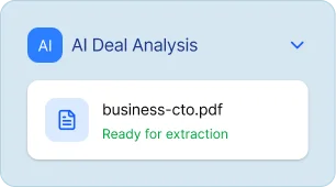 AI Deal Analysis ready for extraction